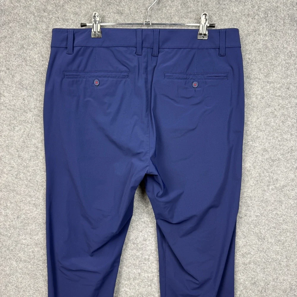 Rhone Commuter Pants Mens 32 Navy Blue Technical Stretch Performance‎ Trousers